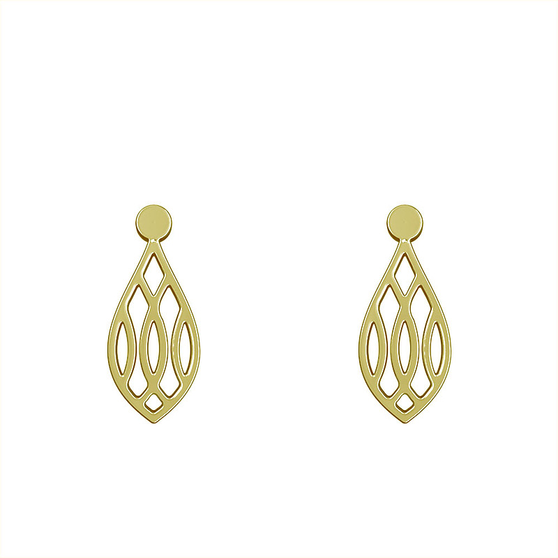 گوشواره طلا مدل اشک کد GA10835