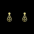 گوشواره طلا مدل اشک کد GA10872