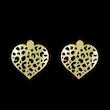 گوشواره طلا مدل قلب کد GA10952