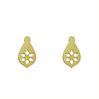 گوشواره طلا مدل گل کد GA10957