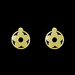 گوشواره طلا مدل گل کد GA11010