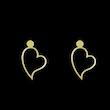گوشواره طلا مدل قلب کد GA11114