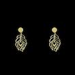 گوشواره طلا مدل حرف L کد GA11154