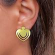 گوشواره طلا مدل قلب کد GA11264