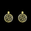 گوشواره طلا مدل دایره کد GA11402