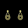 گوشواره طلا مدل گل کد GA11514