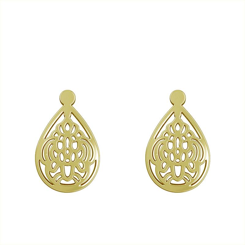 گوشواره طلا مدل هندسی کد GA11534