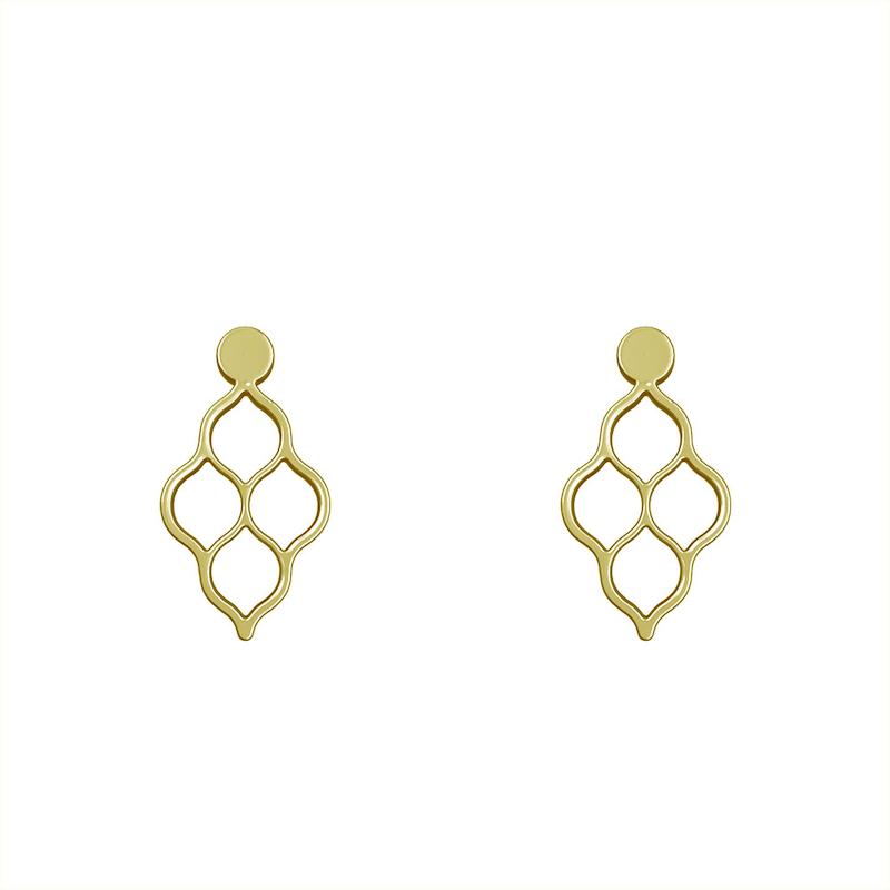 گوشواره طلا مدل هندسی کد GA11563