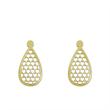 گوشواره طلا مدل اشک قلبی کد GA11587