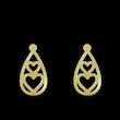 گوشواره طلا مدل قلب کد GA11588