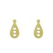 گوشواره طلا مدل قلب کد GA11619