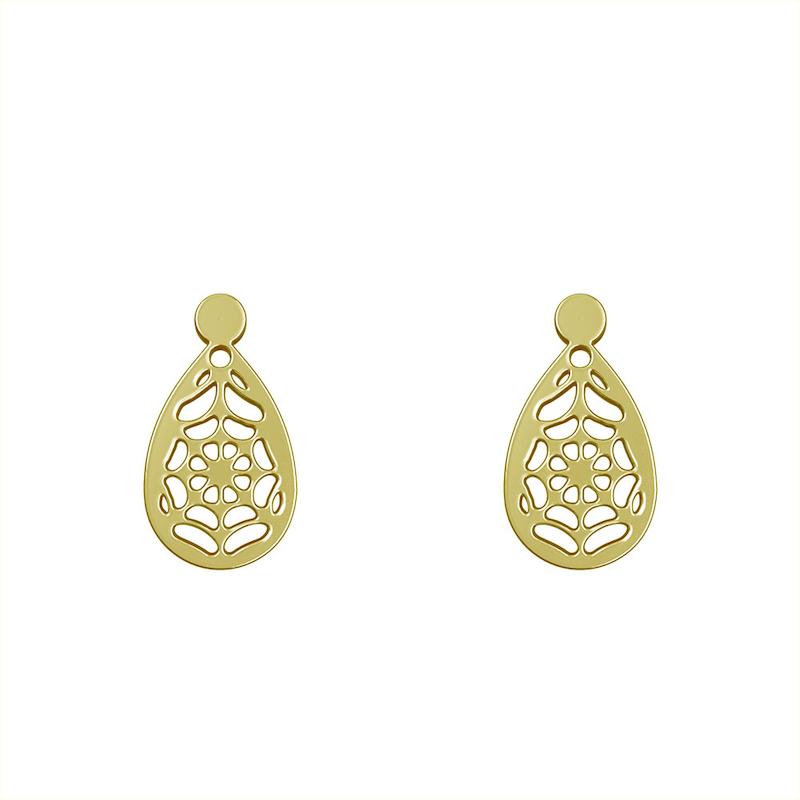 گوشواره طلا مدل تار عنکبوت کد GA11643