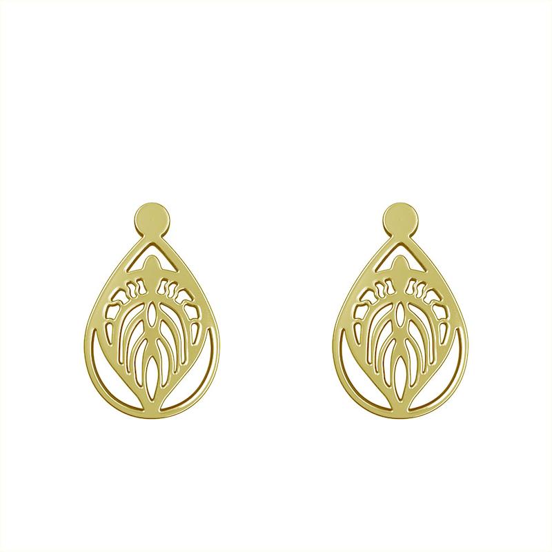 گوشواره طلا مدل هندسی کد GA11702