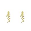 گوشواره طلا مدل برگ کد GA11732