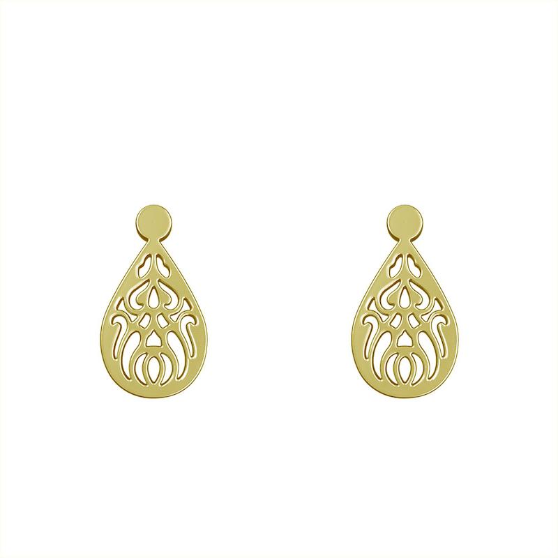 گوشواره طلا مدل هندسی کد GA11765