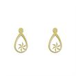 گوشواره طلا مدل هندسی کد GA11766