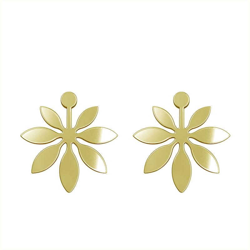 گوشواره طلا مدل برگ کد GA11798