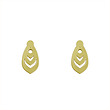 گوشواره طلا مدل گل کد GA11861