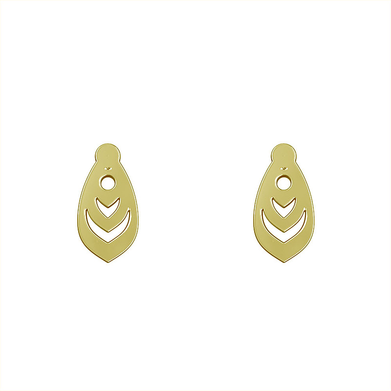 گوشواره طلا مدل گل کد GA11861