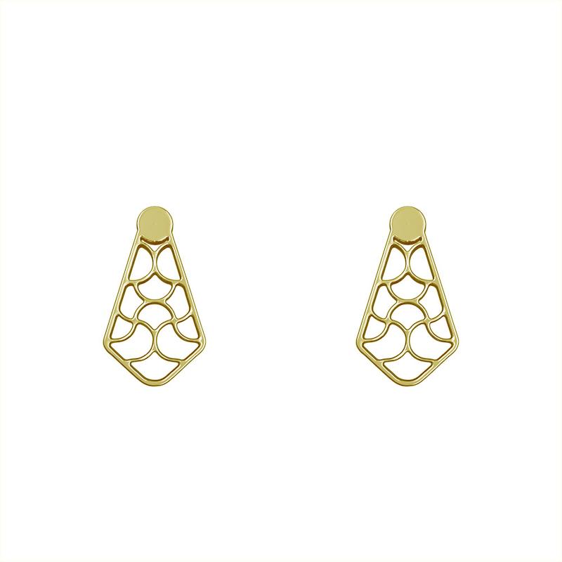 گوشواره طلا مدل هندسی کد GA11896