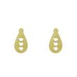 گوشواره طلا مدل قلب کد GA11954
