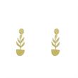 گوشواره طلا مدل برگ کد GA12055