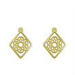 گوشواره طلا مدل گل هندسی کد GA12066