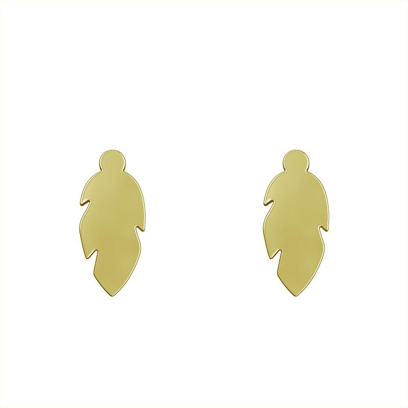 گوشواره طلا مدل برگ کد GA12103