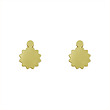گوشواره طلا مدل گل کد GA12405