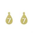 گوشواره طلا مدل عدد 7 کد GA12553