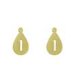 گوشواره طلا مدل عدد 1 کد GA12555