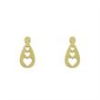 گوشواره طلا مدل قلب کد GA12640