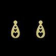 گوشواره طلا مدل قلب کد GA12640