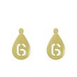 گوشواره طلا مدل عدد 6 کد GA12845