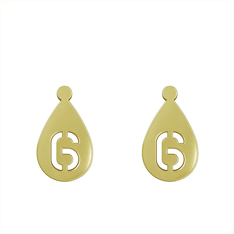 گوشواره طلا مدل عدد 6 کد GA12845