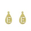 گوشواره طلا مدل حرف E کد GA12851