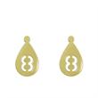 گوشواره طلا مدل عدد 8 کد GA12866