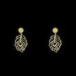 گوشواره طلا مدل گل کد GA12899