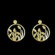 گوشواره طلا مدل گل کد GA12988