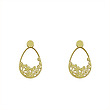 گوشواره طلا مدل گل کد GA13007