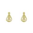 گوشواره طلا مدل قلب کد GA13077