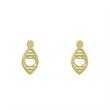 گوشواره طلا مدل قلب کد GA13253