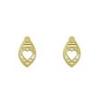 گوشواره طلا مدل قلب کد GA13265