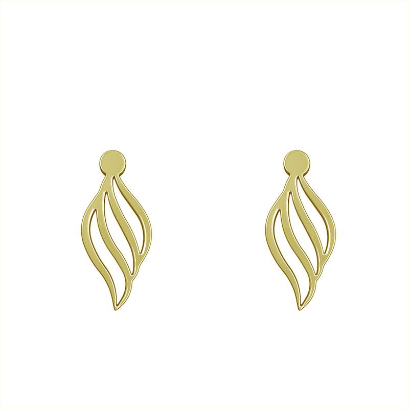 گوشواره طلا مدل هندسی کد GA13276