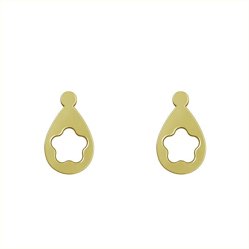گوشواره طلا مدل هندسی کد GA13404