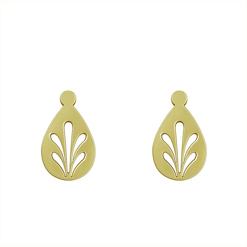 گوشواره طلا مدل هندسی کد GA13643