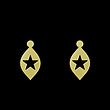 گوشواره طلا مدل ستاره کد GA13741
