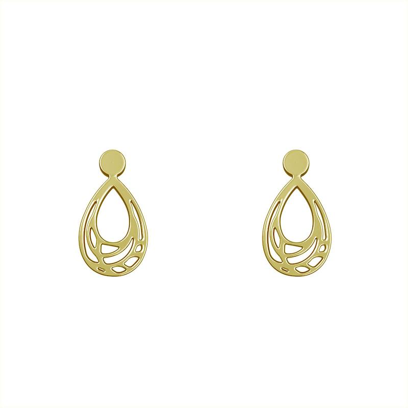 گوشواره طلا مدل هندسی کد GA13786