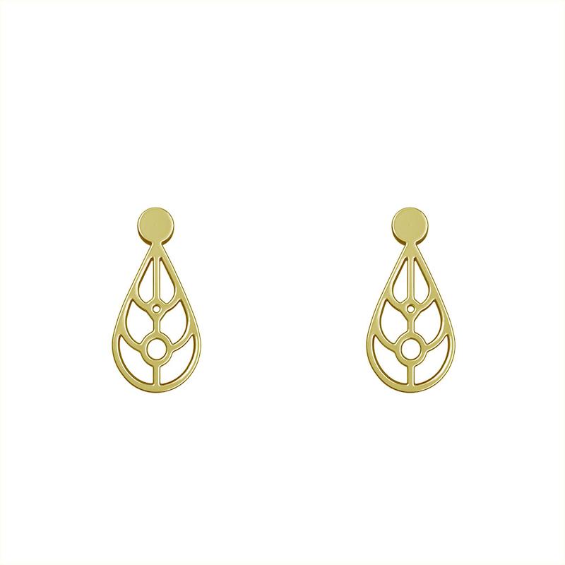 گوشواره طلا مدل هندسی کد GA13790