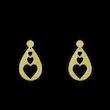 گوشواره طلا مدل قلب کد GA13828